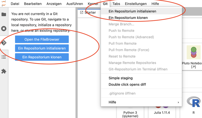Git-Repositorium klonen